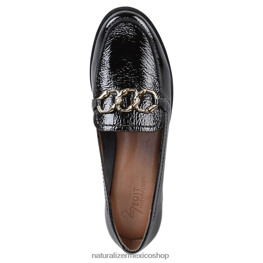 mocasines | 27 editar mocasín sevyn 60D4P0198 Naturalizer mujer charol negro