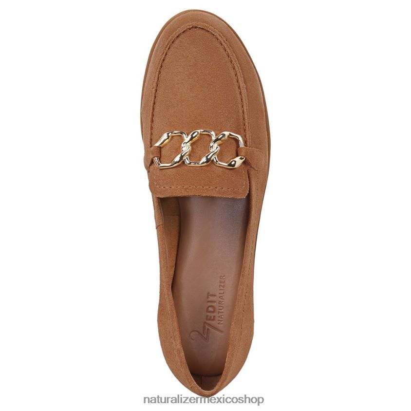 mocasines | 27 editar mocasín sevyn 60D4P0199 Naturalizer mujer ante dorado caramelo