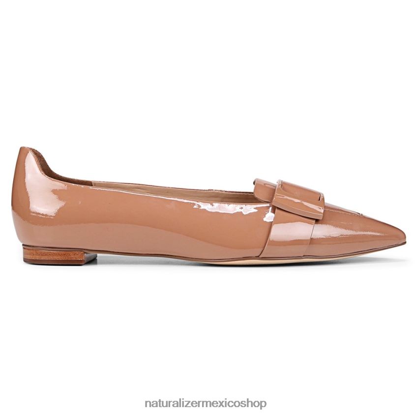 mocasines | 27 editar molinero plano 60D4P0386 Naturalizer mujer charol marrón avellana