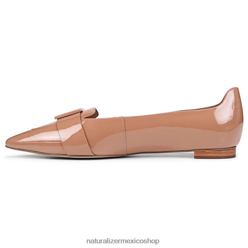 mocasines | 27 editar molinero plano 60D4P0386 Naturalizer mujer charol marrón avellana