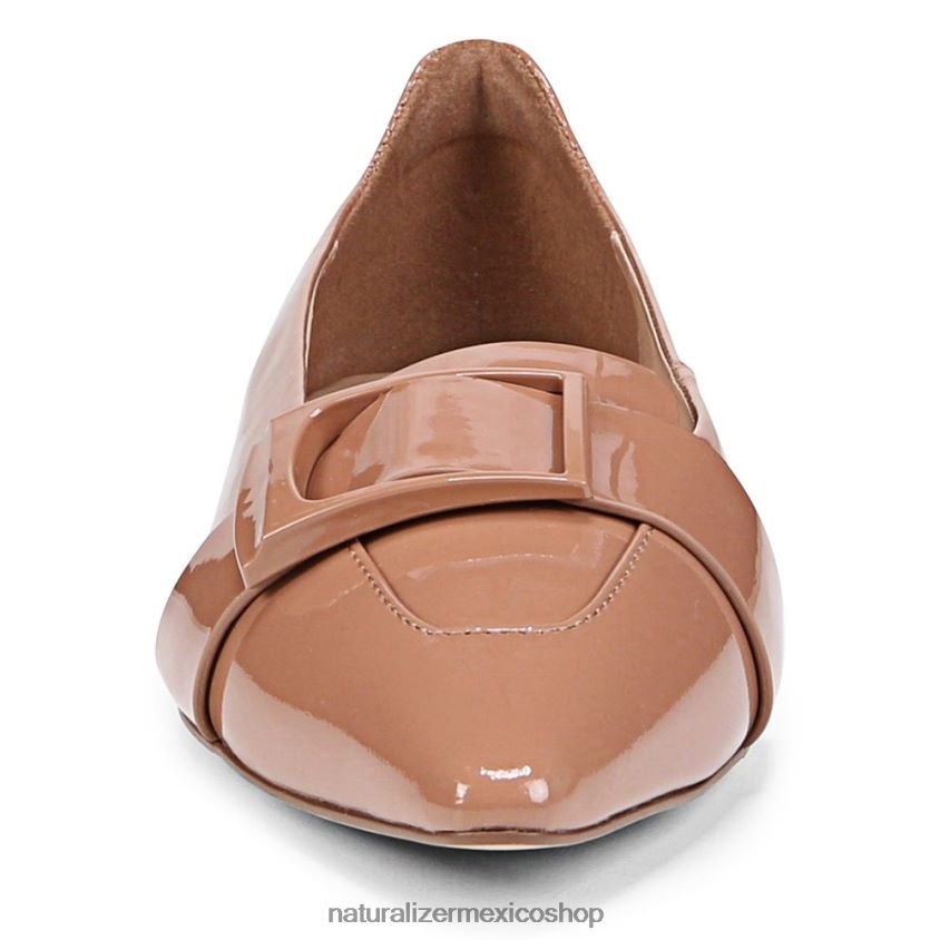 mocasines | 27 editar molinero plano 60D4P0386 Naturalizer mujer charol marrón avellana