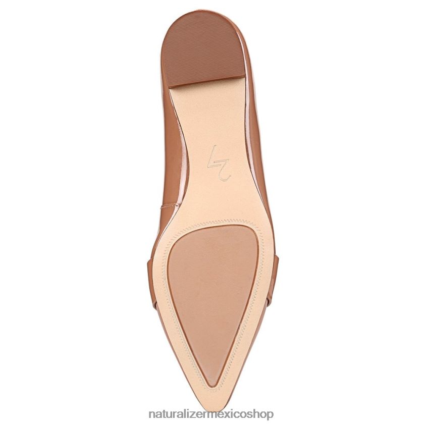 mocasines | 27 editar molinero plano 60D4P0386 Naturalizer mujer charol marrón avellana