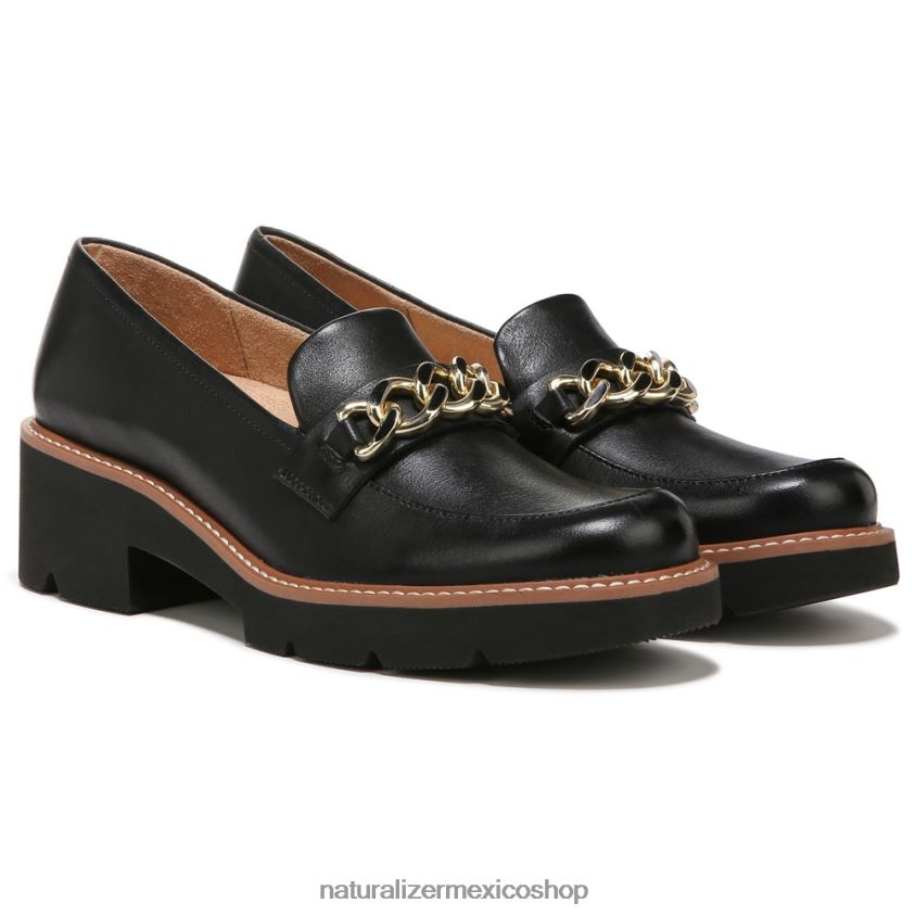mocasines | holgazán 60D4P0152 Naturalizer mujer cuero negro