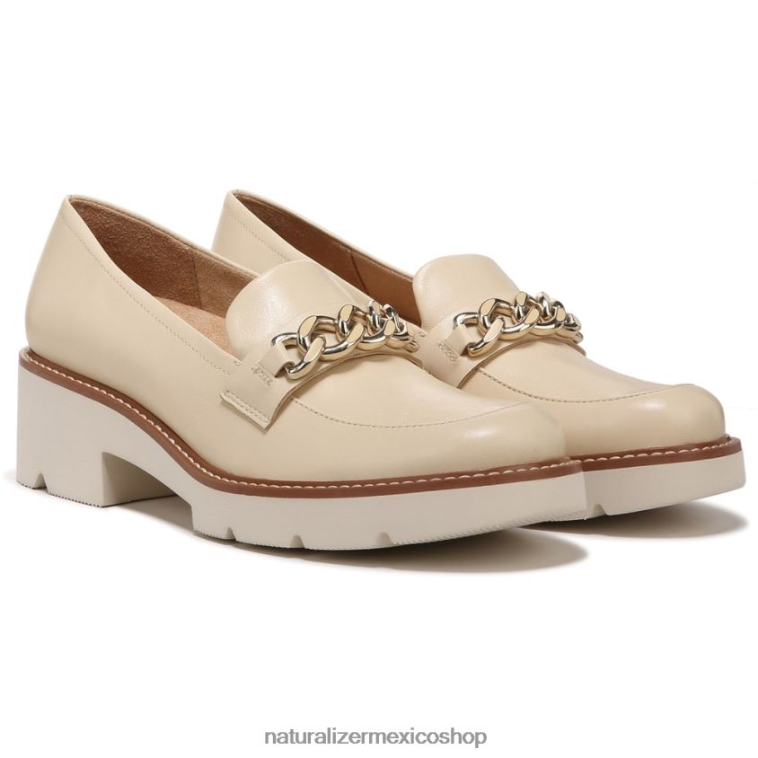 mocasines | holgazán 60D4P0153 Naturalizer mujer cuero crema vainilla