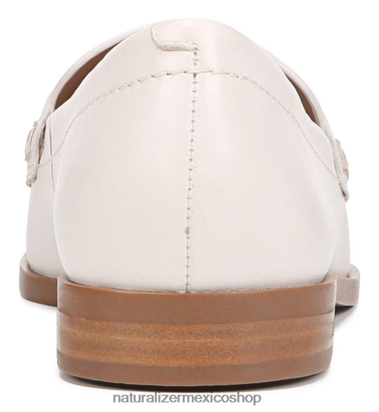 mocasines | holgazán stevie 60D4P0261 Naturalizer mujer cuero satinado beige perla