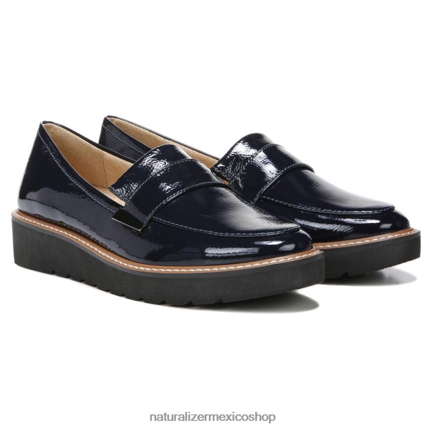 mocasines | mocasín adiline 60D4P0169 Naturalizer mujer cuero azul marino francés