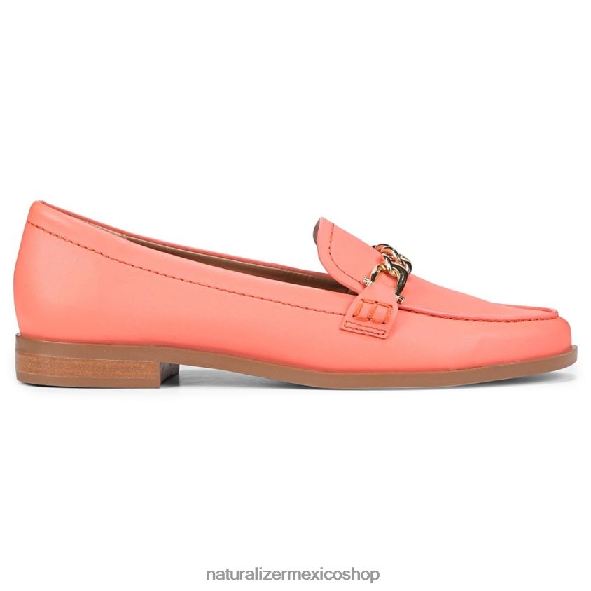 mocasines | mocasín aserrador 60D4P0404 Naturalizer mujer piel de melocotón coral