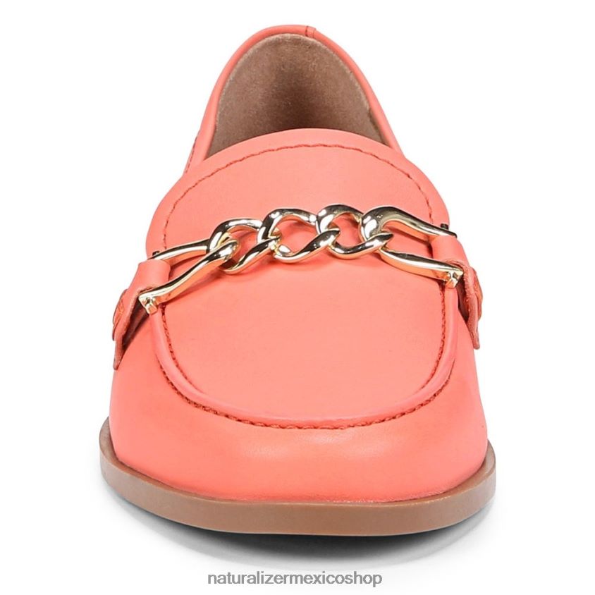 mocasines | mocasín aserrador 60D4P0404 Naturalizer mujer piel de melocotón coral