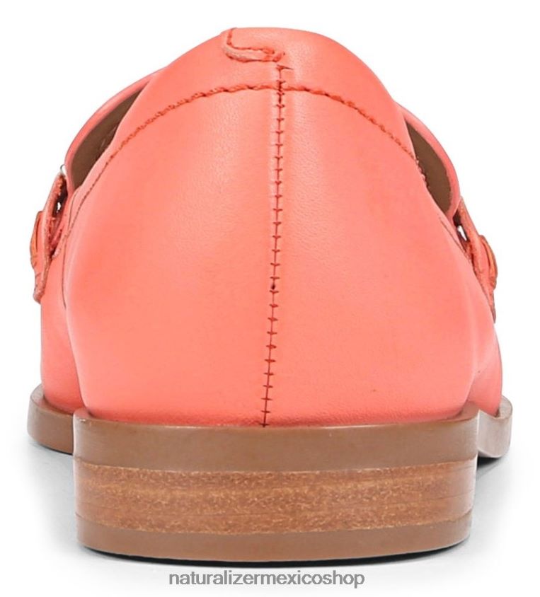 mocasines | mocasín aserrador 60D4P0404 Naturalizer mujer piel de melocotón coral