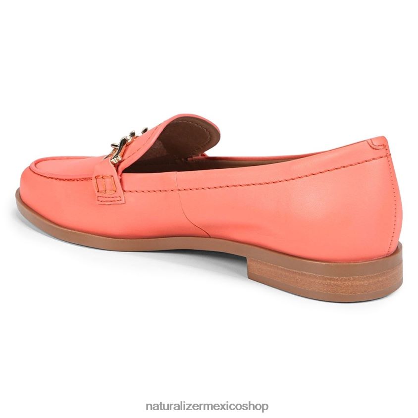 mocasines | mocasín aserrador 60D4P0404 Naturalizer mujer piel de melocotón coral