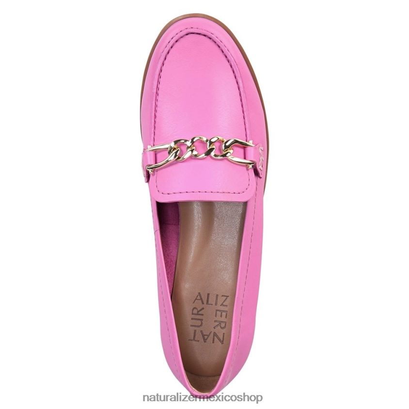 mocasines | mocasín aserrador 60D4P0405 Naturalizer mujer cuero rosa rosa salvaje