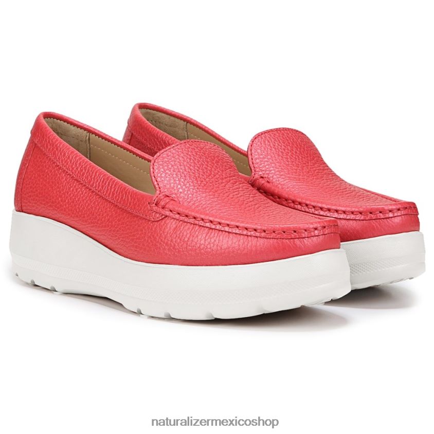 mocasines | mocasín luanna 60D4P041 Naturalizer mujer cuero rojo