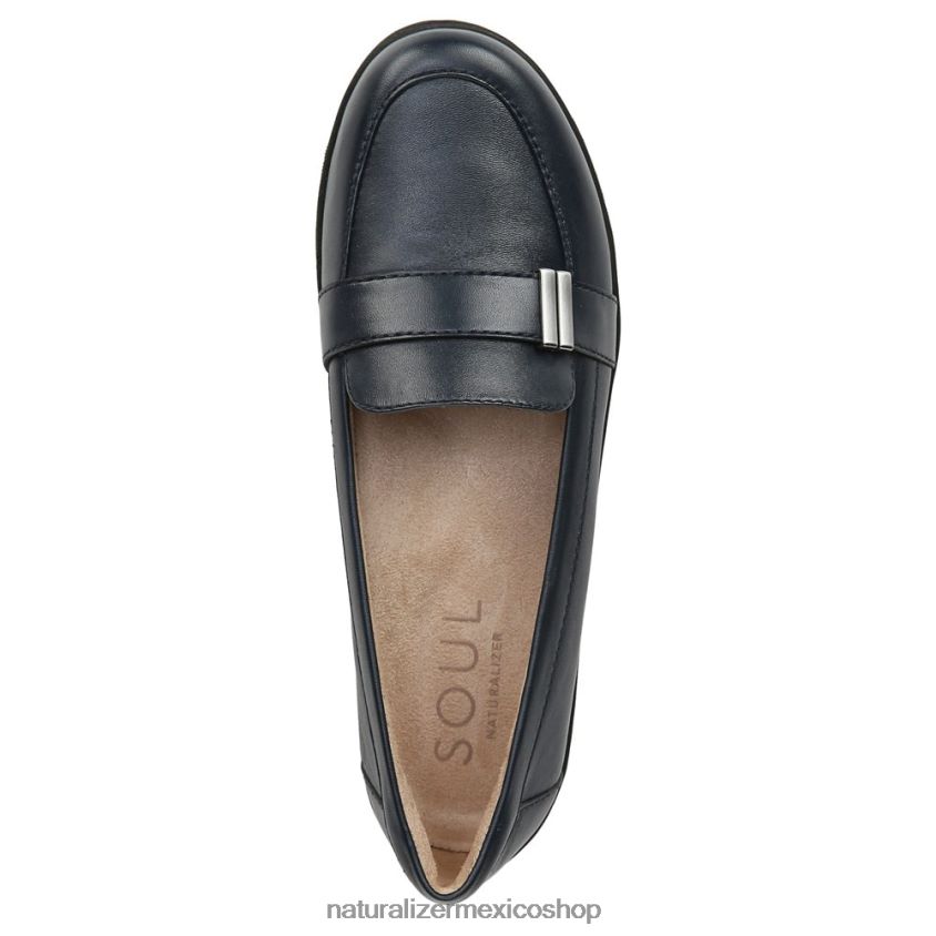 mocasines | mocasín soul kentley 60D4P0423 Naturalizer mujer cuero azul marino