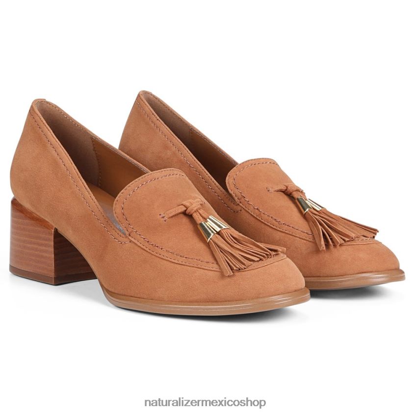 mocasines | mocasín trixie 60D4P0654 Naturalizer mujer gamuza de té inglés