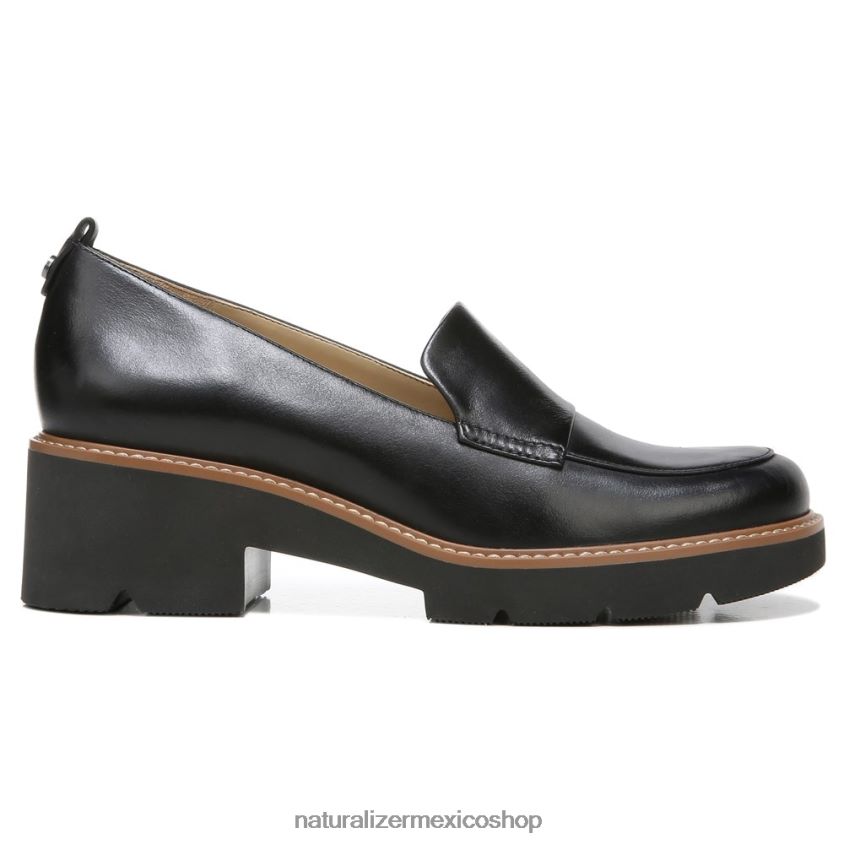 mocasines | mocasines con suela dentada Darry 60D4P0164 Naturalizer mujer cuero negro