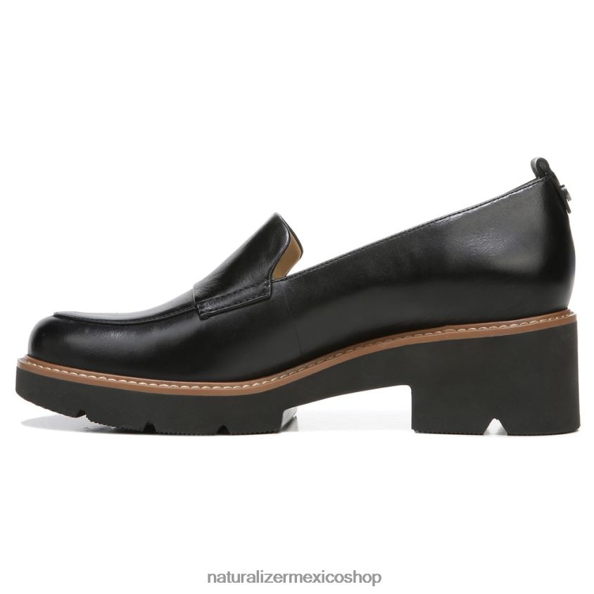mocasines | mocasines con suela dentada Darry 60D4P0164 Naturalizer mujer cuero negro