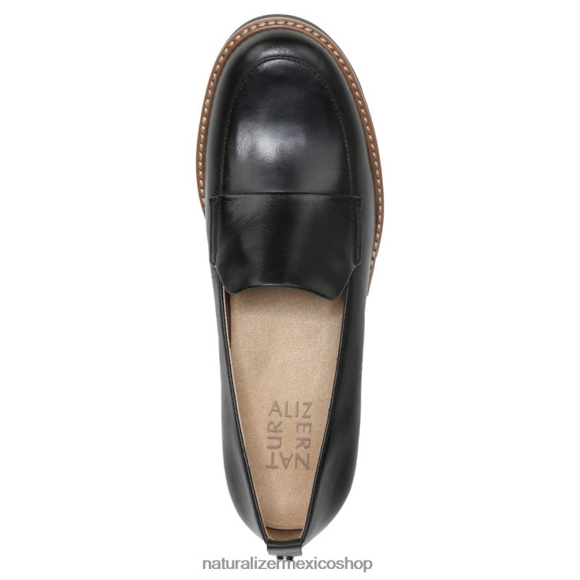 mocasines | mocasines con suela dentada Darry 60D4P0164 Naturalizer mujer cuero negro