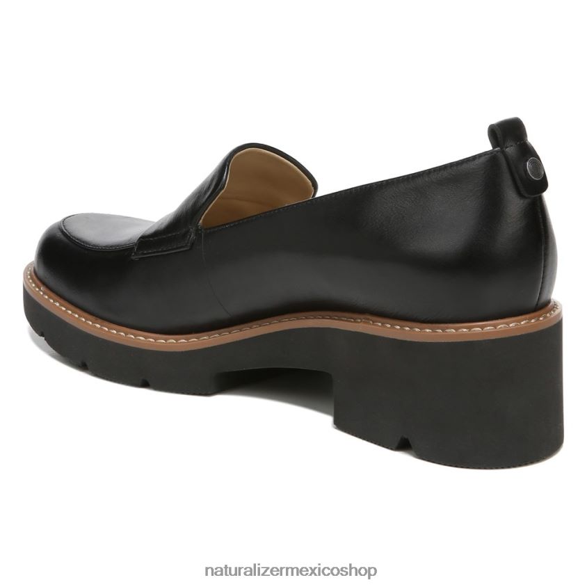 mocasines | mocasines con suela dentada Darry 60D4P0164 Naturalizer mujer cuero negro