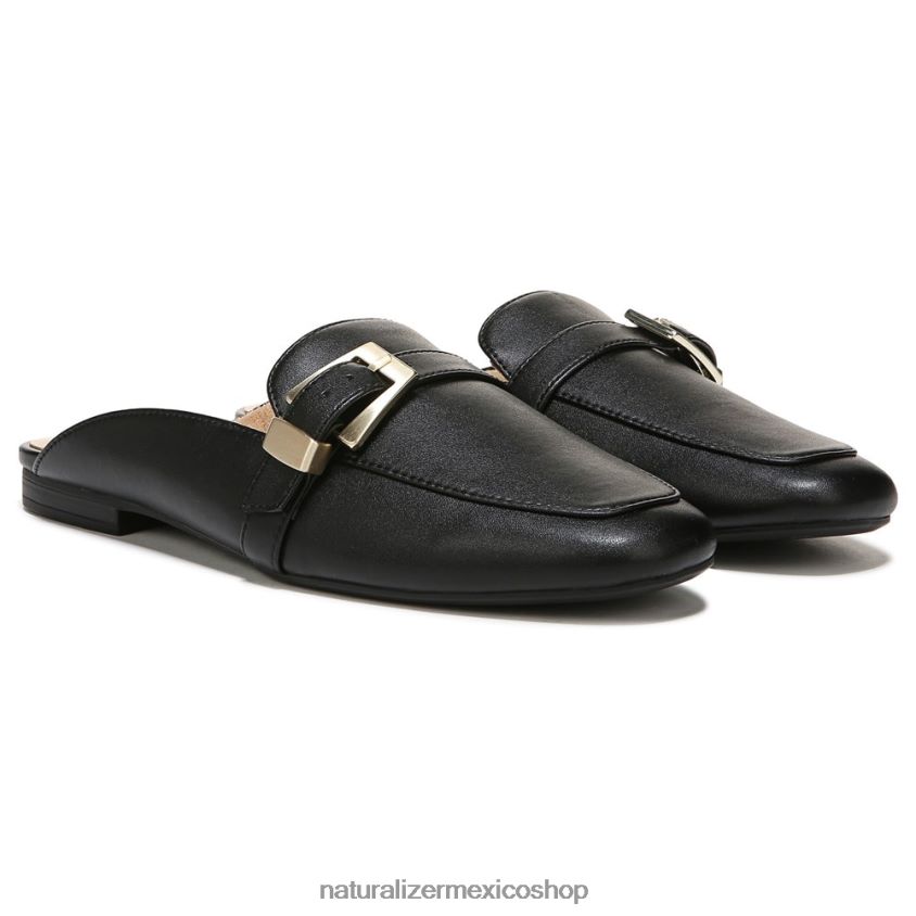 mulas | kayden 3 mula 60D4P0542 Naturalizer mujer negro liso hecho por el hombre