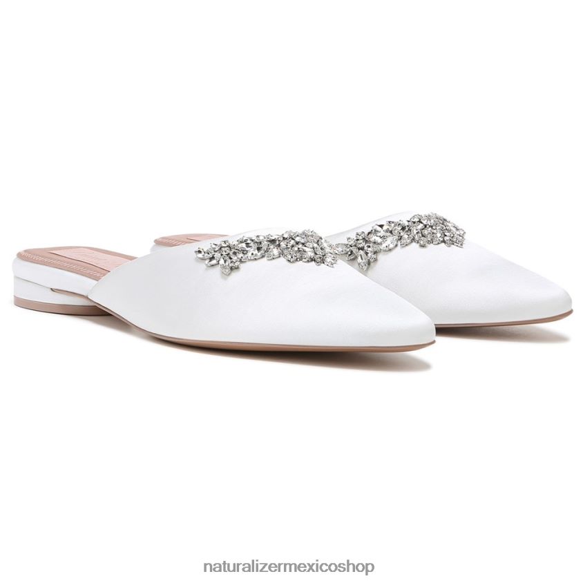 mulas | mula pyaar 60D4P0101 Naturalizer mujer tela blanca de seda