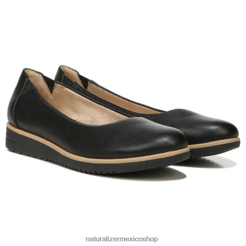 pisos | alma idea bailarina plana 60D4P0364 Naturalizer mujer sintético negro