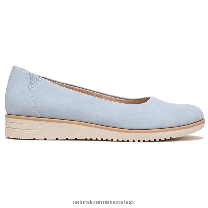 pisos | alma idea bailarina plana 60D4P0365 Naturalizer mujer polvo azul sintético