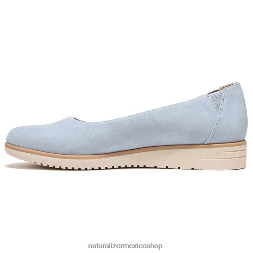 pisos | alma idea bailarina plana 60D4P0365 Naturalizer mujer polvo azul sintético