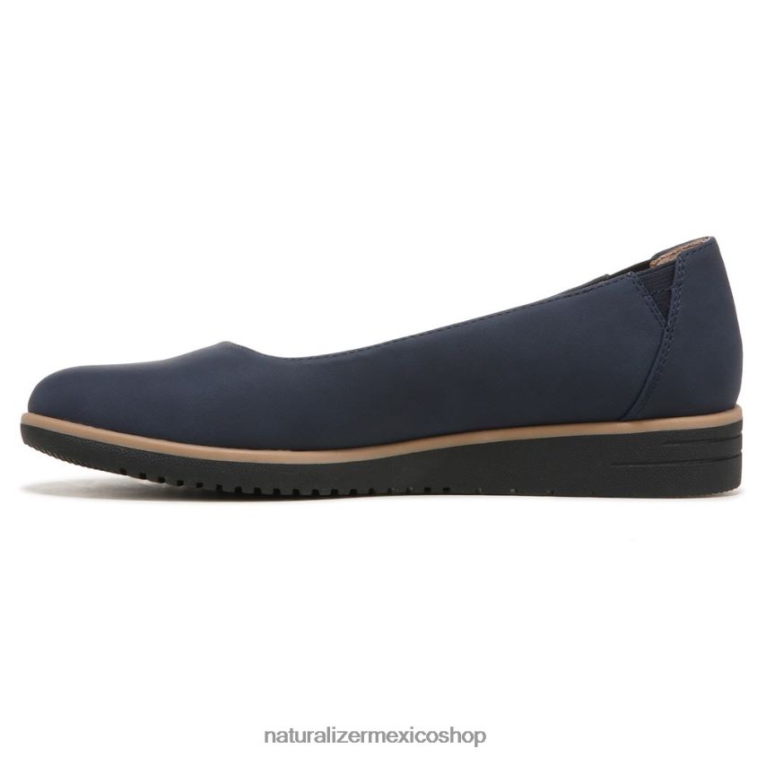 pisos | alma idea bailarina plana 60D4P0366 Naturalizer mujer azul marino sintético