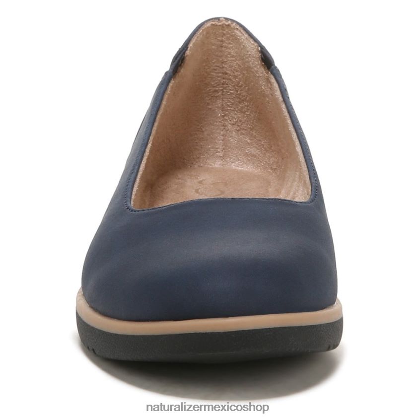pisos | alma idea bailarina plana 60D4P0366 Naturalizer mujer azul marino sintético