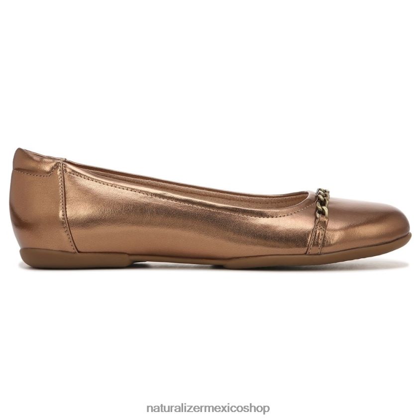 pisos | alma mística plana 60D4P044 Naturalizer mujer bronce sintético