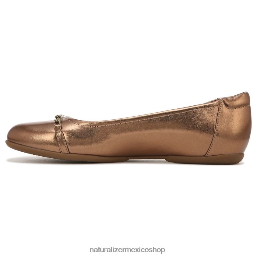 pisos | alma mística plana 60D4P044 Naturalizer mujer bronce sintético