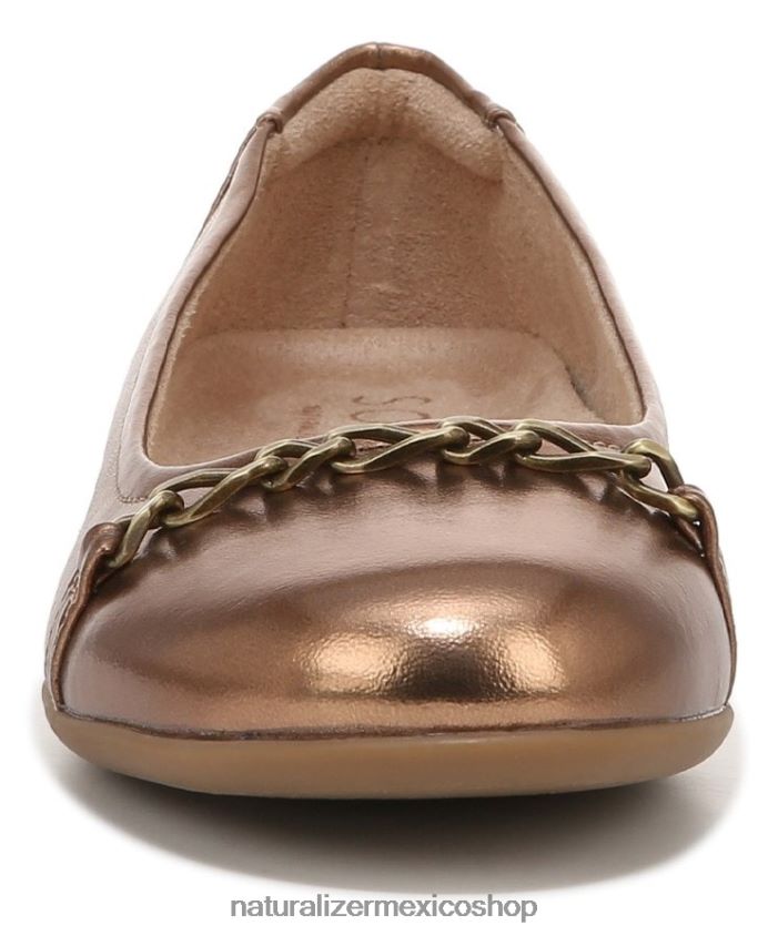pisos | alma mística plana 60D4P044 Naturalizer mujer bronce sintético