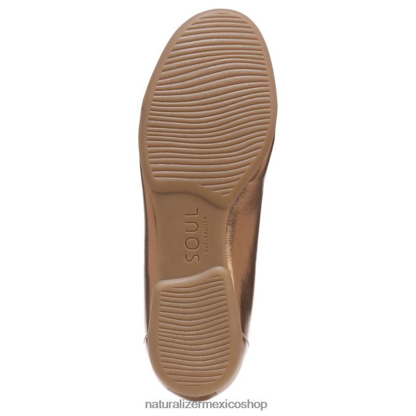 pisos | alma mística plana 60D4P044 Naturalizer mujer bronce sintético