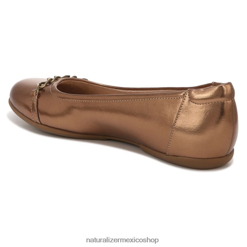 pisos | alma mística plana 60D4P044 Naturalizer mujer bronce sintético