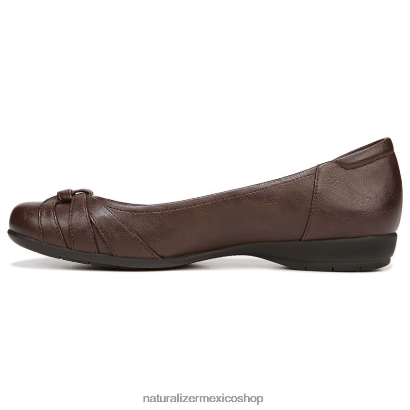 pisos | alma regalo plana 60D4P0392 Naturalizer mujer sintético marrón