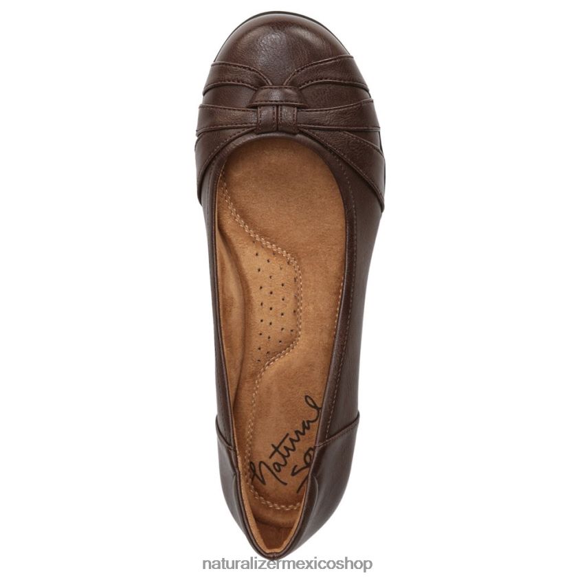 pisos | alma regalo plana 60D4P0392 Naturalizer mujer sintético marrón