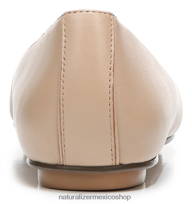 pisos | bailarinas maxwell 60D4P0175 Naturalizer mujer crema brulée de cuero