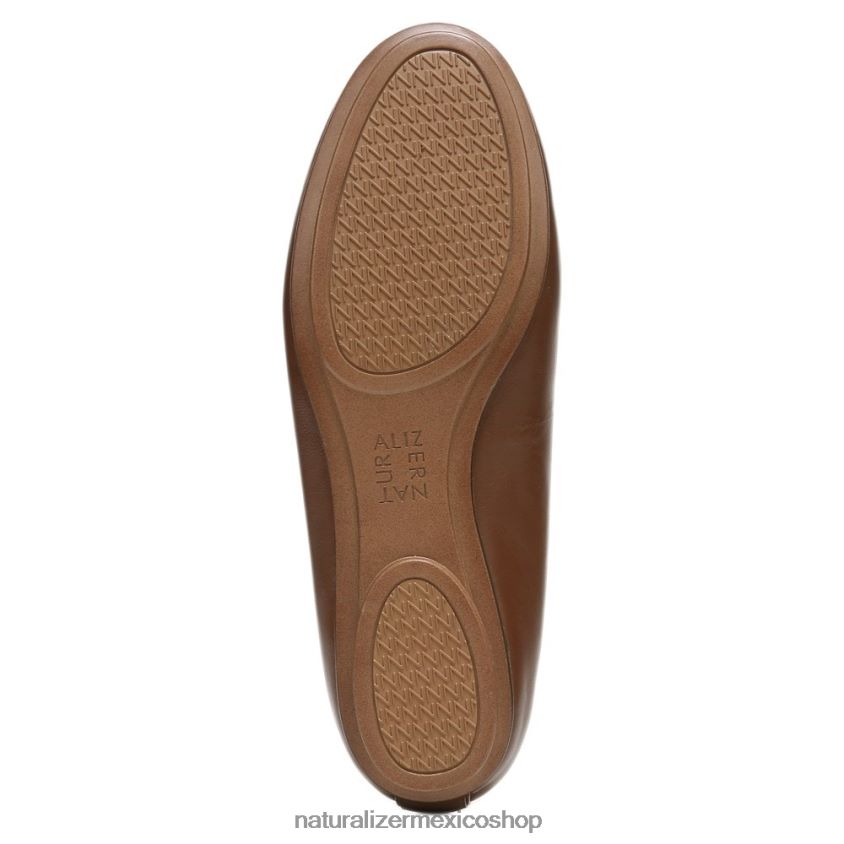 pisos | bailarinas maxwell 60D4P0176 Naturalizer mujer cuero de nuez de brasil