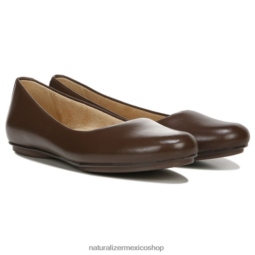 pisos | bailarinas maxwell 60D4P0182 Naturalizer mujer cuero moca