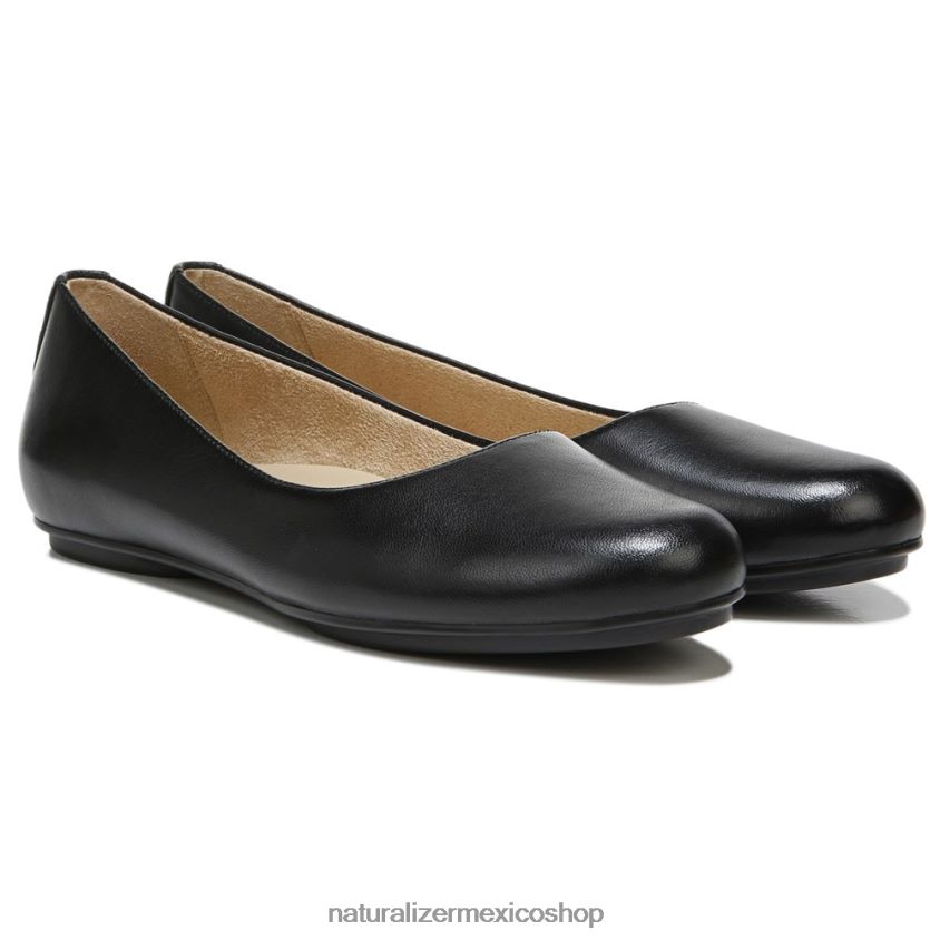pisos | bailarinas maxwell 60D4P0184 Naturalizer mujer cuero negro