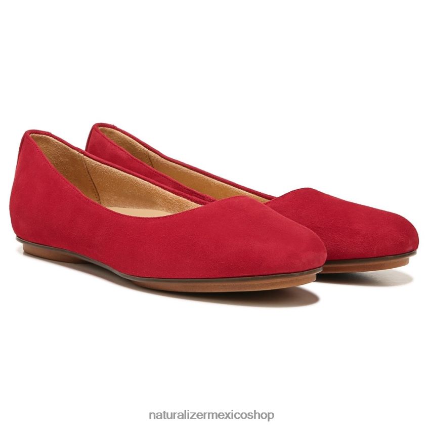 pisos | bailarinas maxwell 60D4P0188 Naturalizer mujer salsa picante de cuero