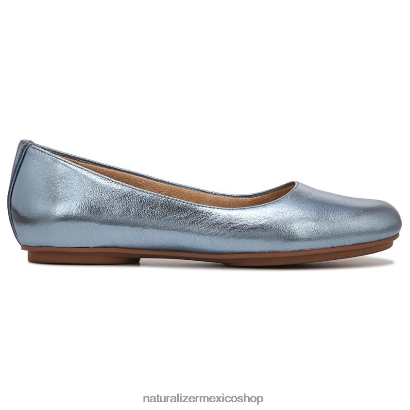 pisos | bailarinas maxwell 60D4P0190 Naturalizer mujer cuero azul aire océano