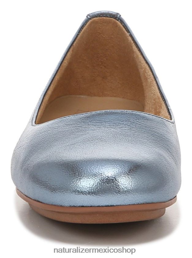 pisos | bailarinas maxwell 60D4P0190 Naturalizer mujer cuero azul aire océano