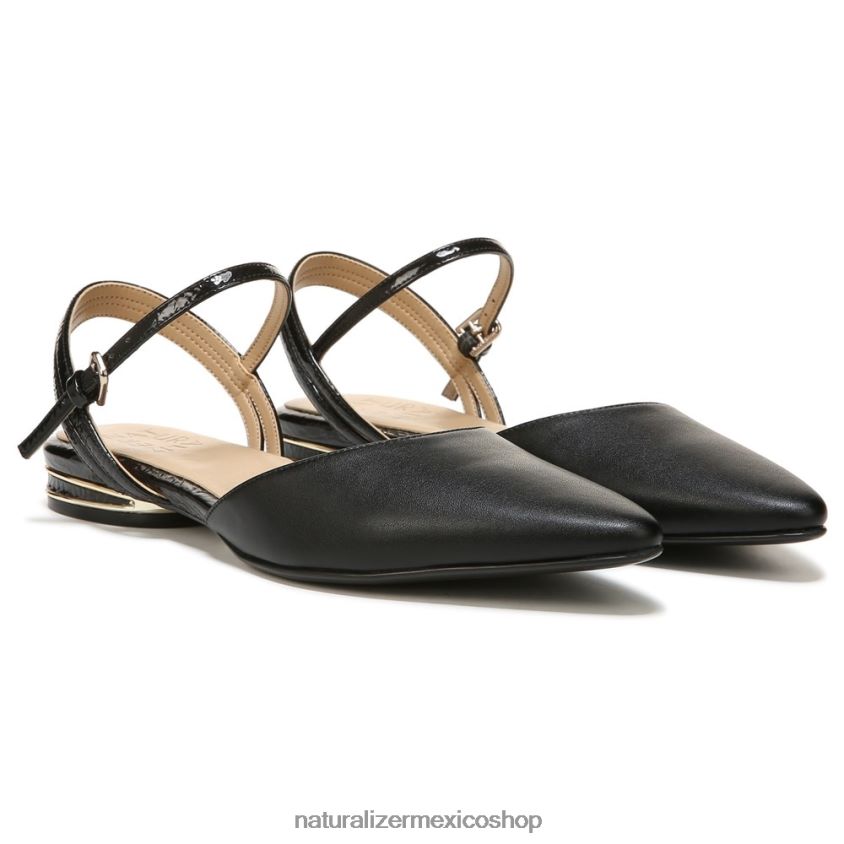 pisos | blaise plano 60D4P0549 Naturalizer mujer charol negro