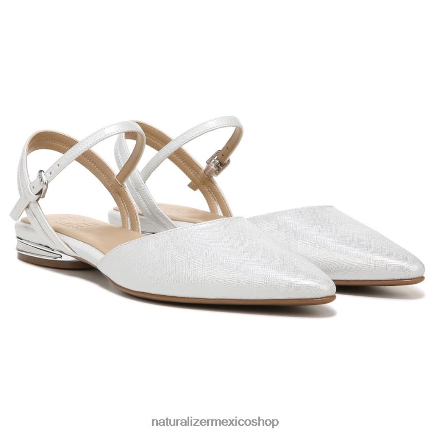 pisos | blaise plano 60D4P0550 Naturalizer mujer plata sintética