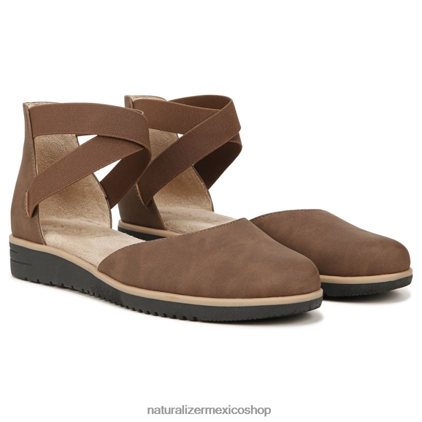 pisos | introducción del alma plana 60D4P0329 Naturalizer mujer sintético marrón canela