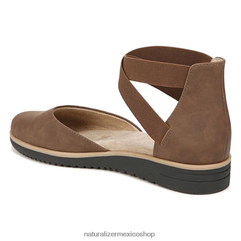 pisos | introducción del alma plana 60D4P0329 Naturalizer mujer sintético marrón canela