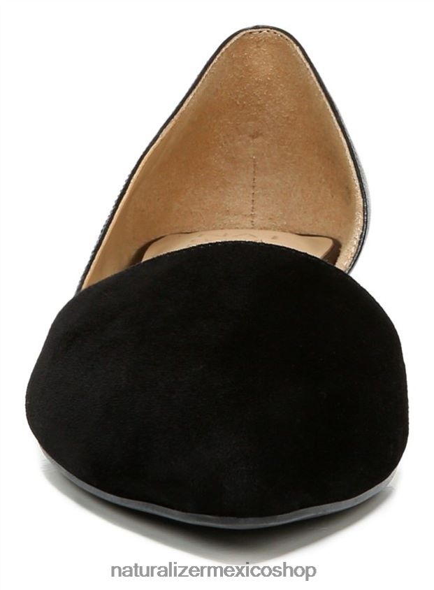 pisos | piso samantha d\'orsay 60D4P0242 Naturalizer mujer cuero negro/gamuza