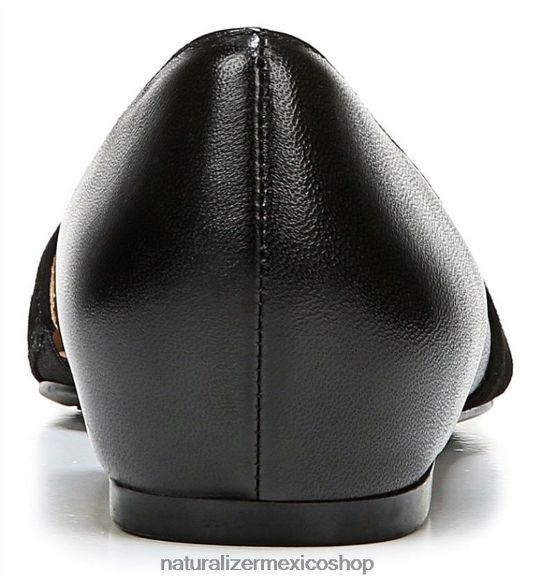 pisos | piso samantha d\'orsay 60D4P0242 Naturalizer mujer cuero negro/gamuza