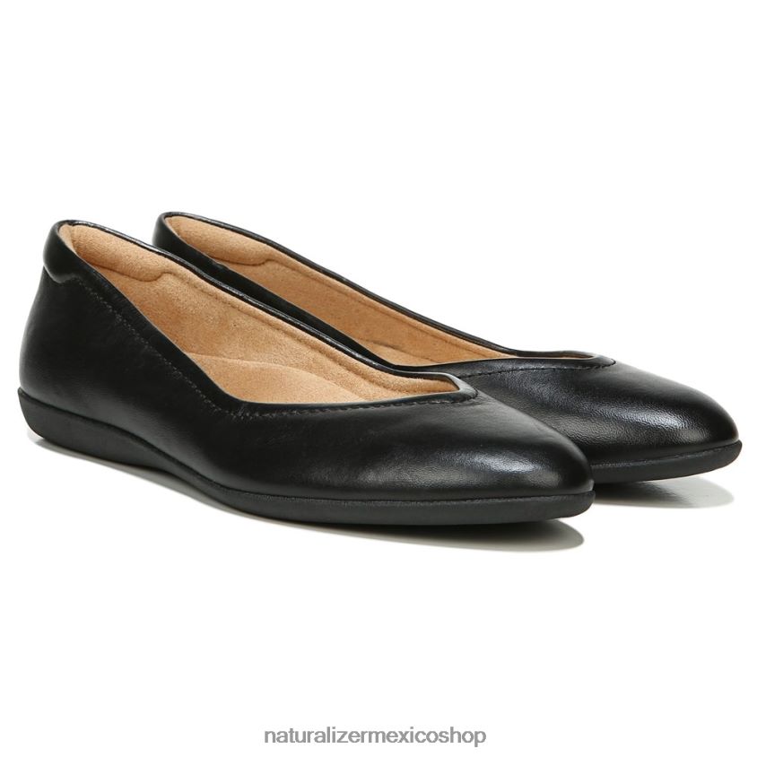 pisos | piso vivienne 60D4P0498 Naturalizer mujer cuero negro